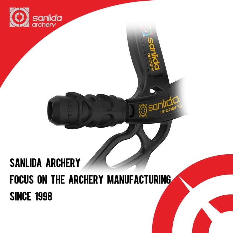 sanlida Archery Dragon X9 Stabilizer Bow Riser Extension Dampener, Easy Disconnect Silencer for Recurve Bow Compound Bow - Image 3